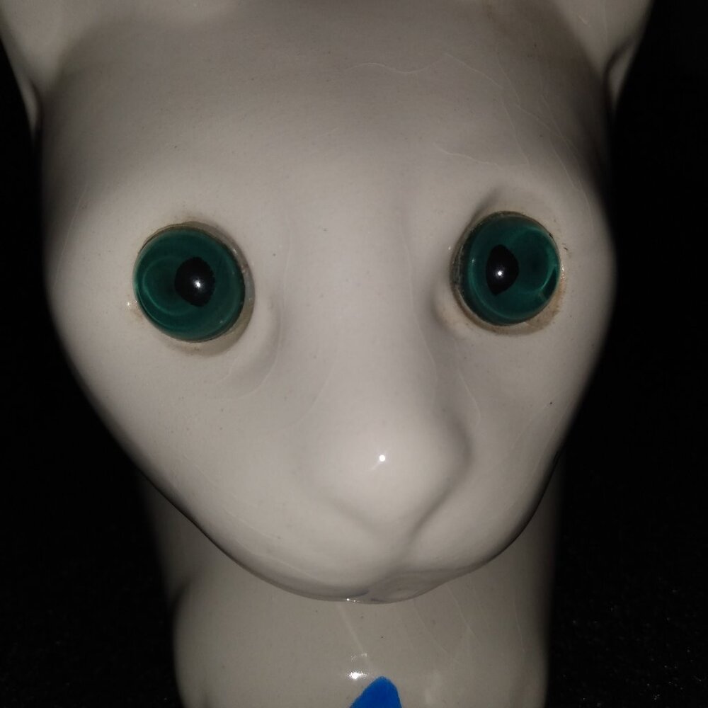 CERAMIC HAND PAINTED PORTUGAL CAT